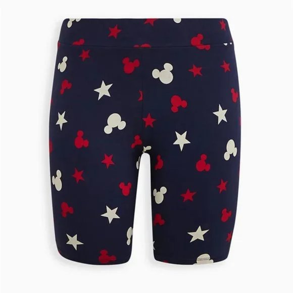 ❤️NWT VINTAGE TORRID MATCHING SET - MICKEY MOUSE TEE & POCKETS BIKE SHORT DISNEY - Picture 3 of 14